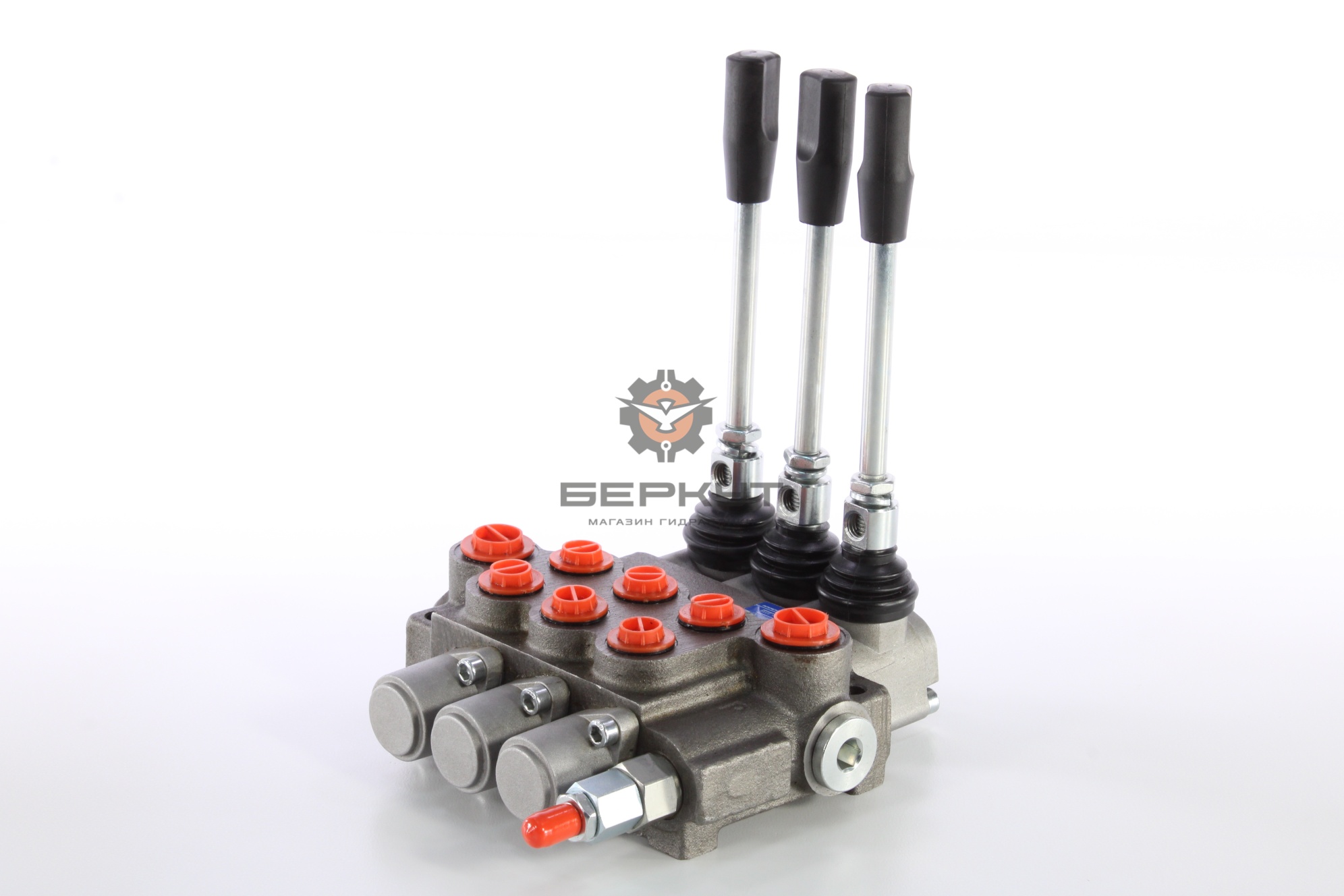 Гидрораспределитель 3Р40-1А1А1А1 GKZ1 SJ-Technology (3 золотника без фиксации) (3P40F-OT GKZ1)