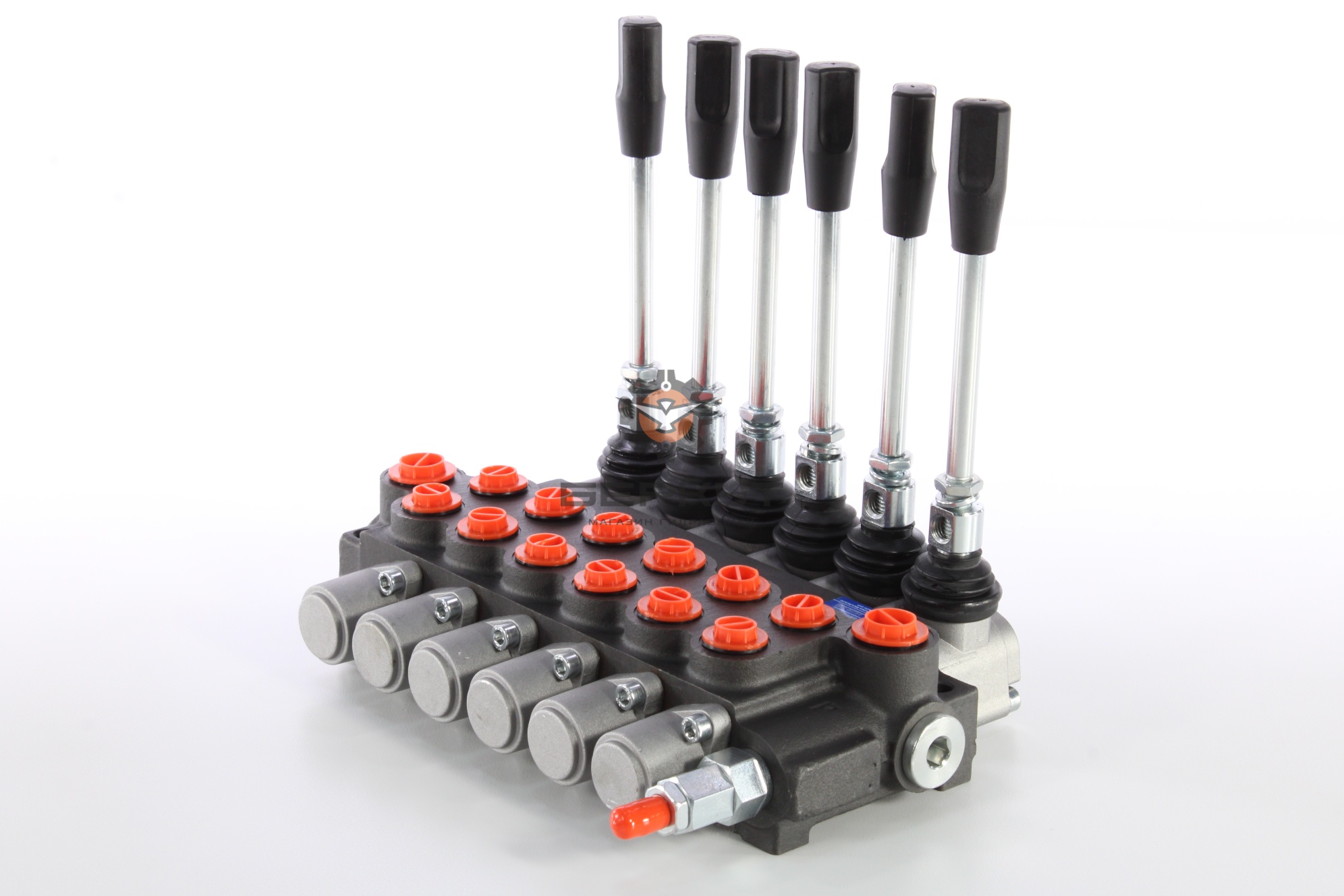 Гидрораспределитель 6Р40-1А1А1А1А1А1А1 GKZ1 SJ-Technology (6 золотников без фиксации) (6P40F-OT GKZ1)