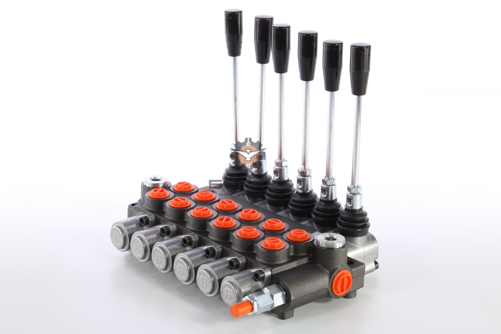 Гидрораспределитель 6Р40-1А8А8А8А8А8А8 GKZ1 Badestnost (6 золотников с фиксацией)