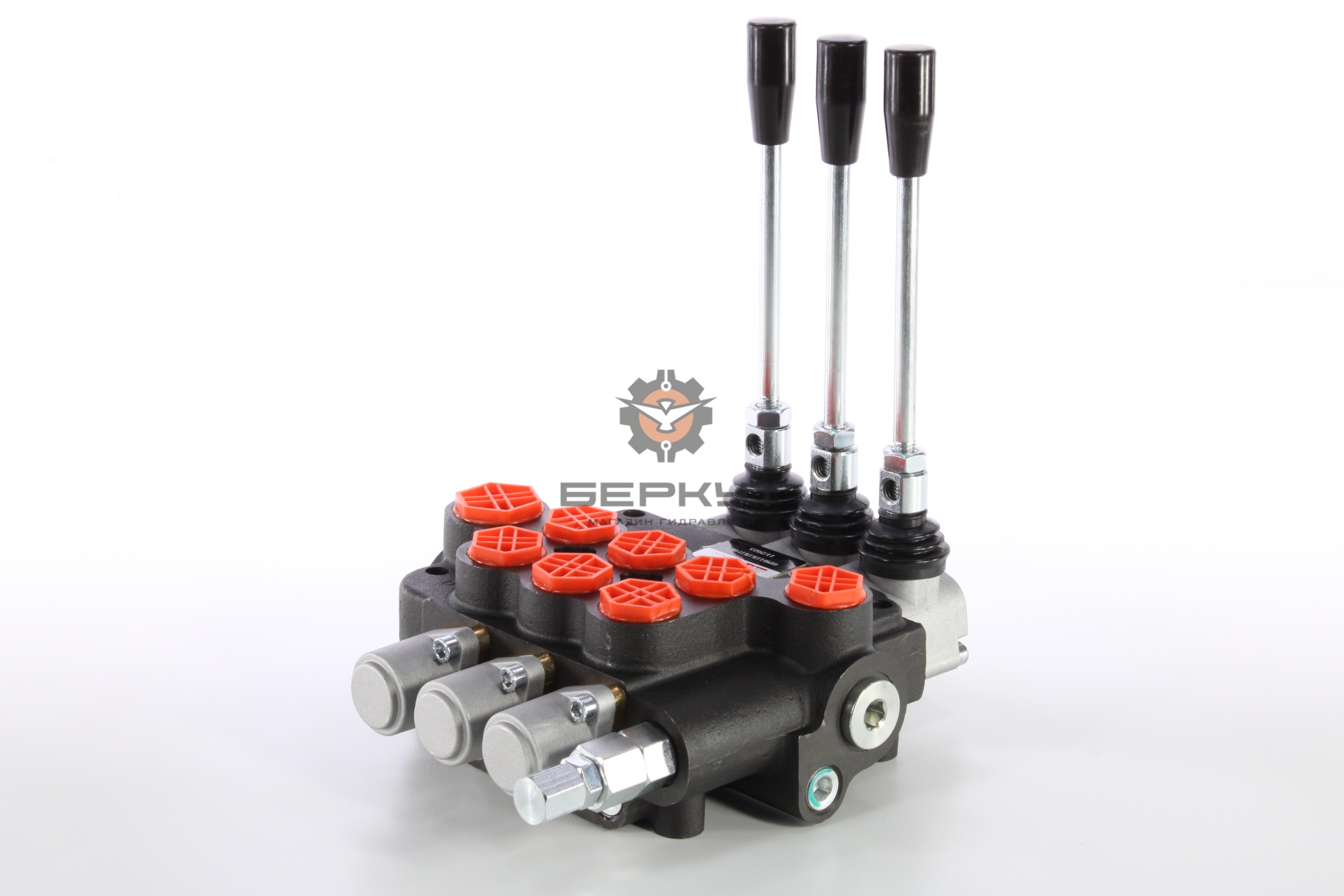 Гидрораспределитель 3Р80-1L13L13L13 GKZ1 SJ-Technology (3 золотника с фиксацией с плавающим положением) (3P80F-L13 GKZ1)