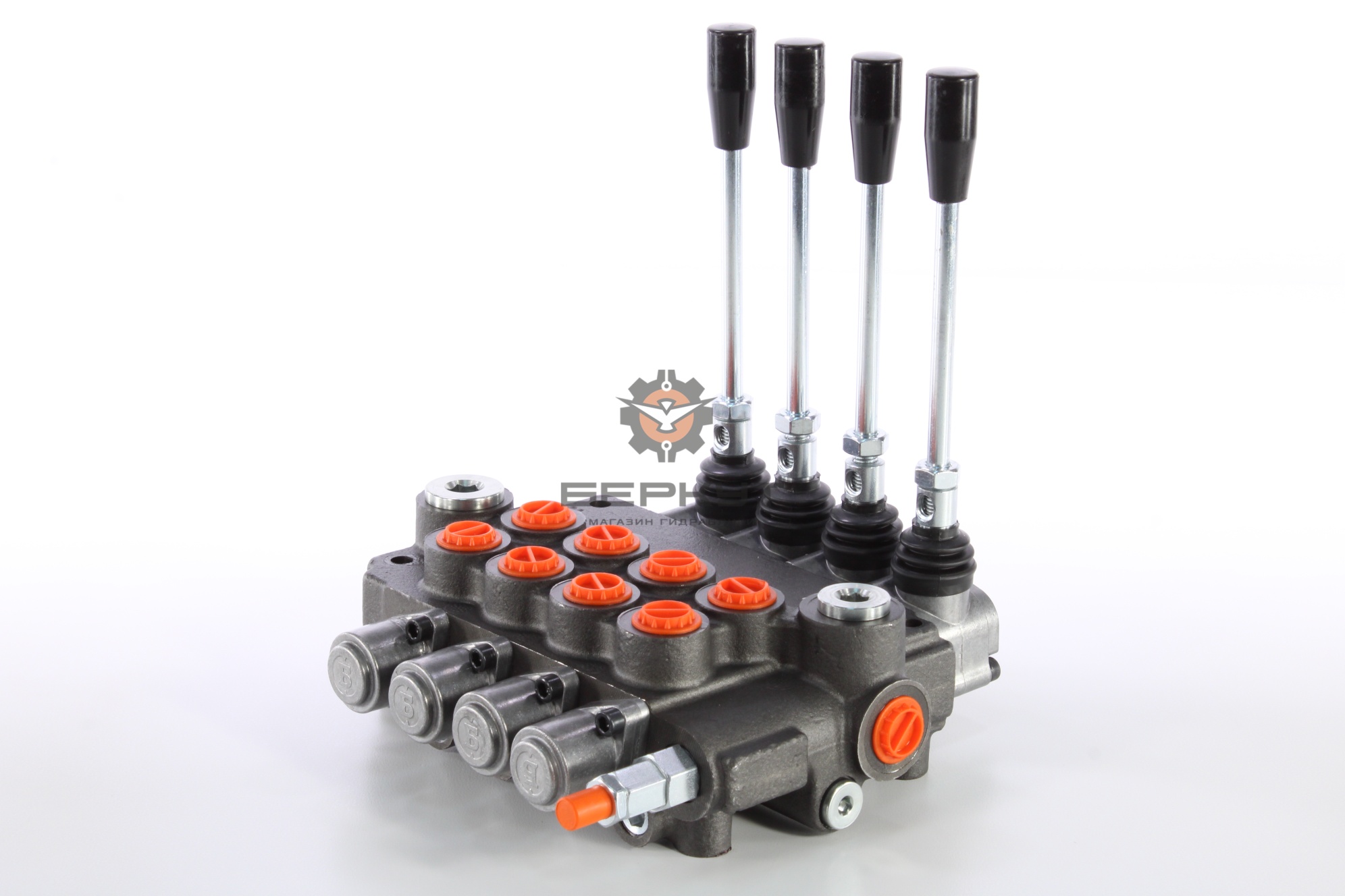 Гидрораспределитель 4Р80-1L13A1A1A1 GKZ1 Badestnost (3 золотника без фиксации, 1 золотник с фиксацией с плавающим положением)