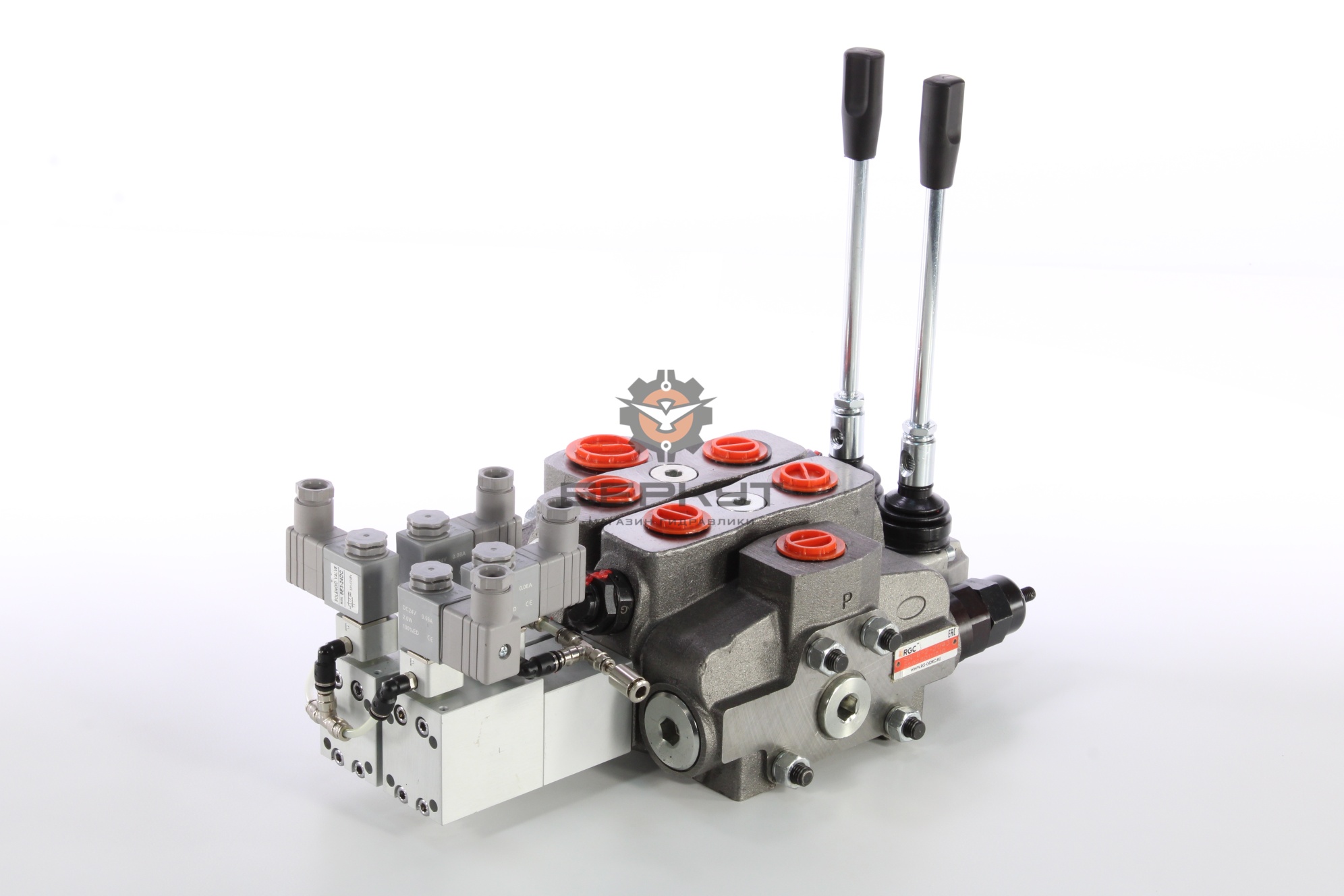 Гидрораспределитель SN-6/2S-3(220)/18EP3L/U1(G4-300)/P2T/8PGFEP3L/P1T/U1(G3-160)/G-6-1/M3-24VDC  (с дублирующим управлением)